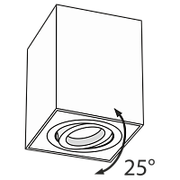 Maytoni Technical Alfa Потолочный светильник цвет: серебро C017CL-01S