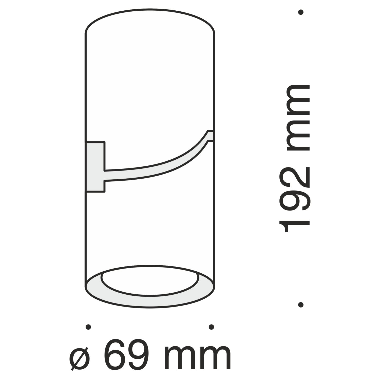 Maytoni Technical Tube Потолочный светильник цвет: белый C019CW-01W