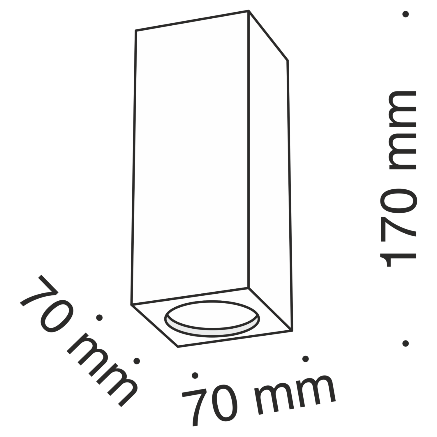 Maytoni Technical Conik gyps Потолочный светильник цвет: белый C006CW-01W