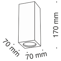 Maytoni Technical Conik gyps Потолочный светильник цвет: белый C006CW-01W