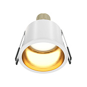 Maytoni Technical Reif Встраиваемый светильник цвет: белый с золотом DL049-01WG