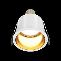 Maytoni Technical Reif Встраиваемый светильник цвет: белый с золотом DL049-01WG