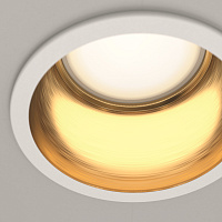 Maytoni Technical Reif Встраиваемый светильник цвет: белый с золотом DL049-01WG