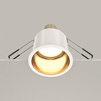 Maytoni Technical Reif Встраиваемый светильник цвет: белый с золотом DL049-01WG