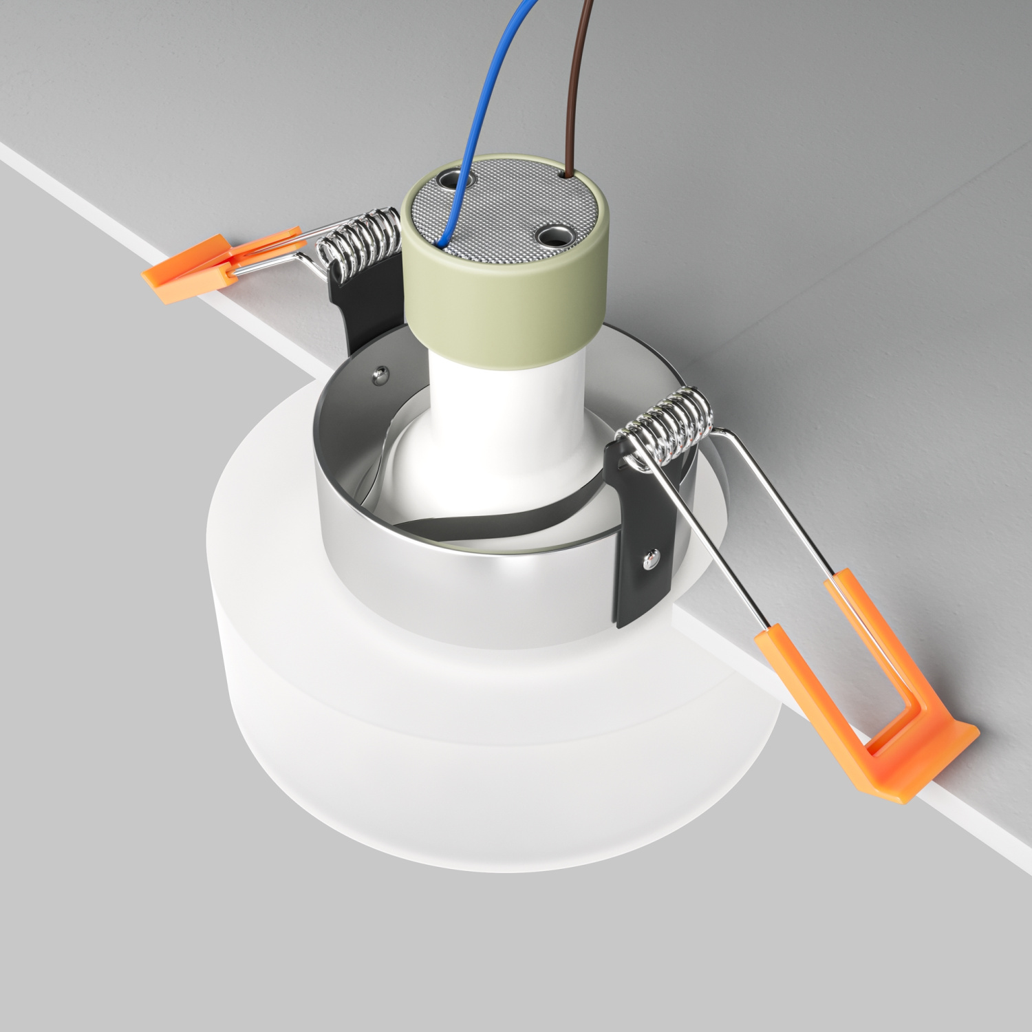 Maytoni Technical Pauline Встраиваемый светильник цвет: белый DL046-01W