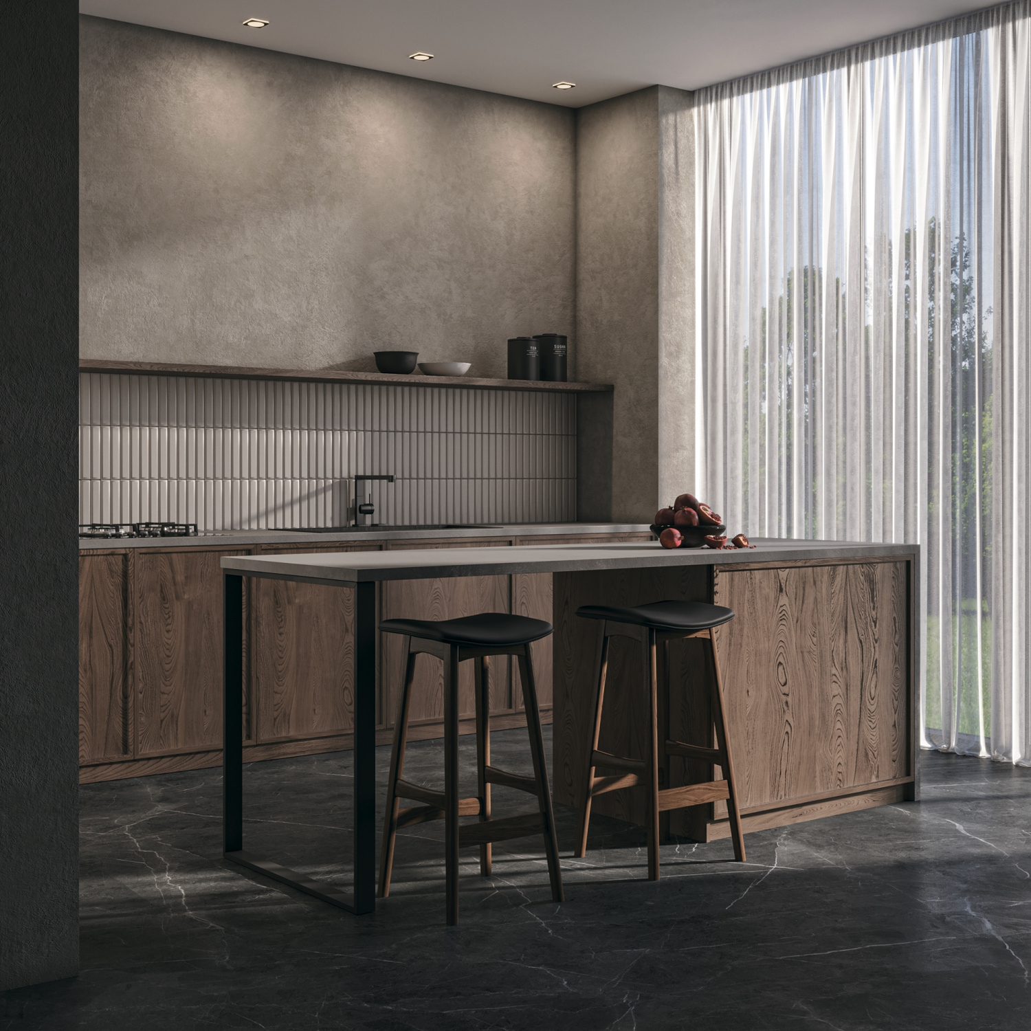 Maytoni Technical Phanton Встраиваемый светильник цвет: черный DL2001-L12B