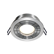 Maytoni Technical Atom Встраиваемый светильник цвет: серебро DL023-2-01S