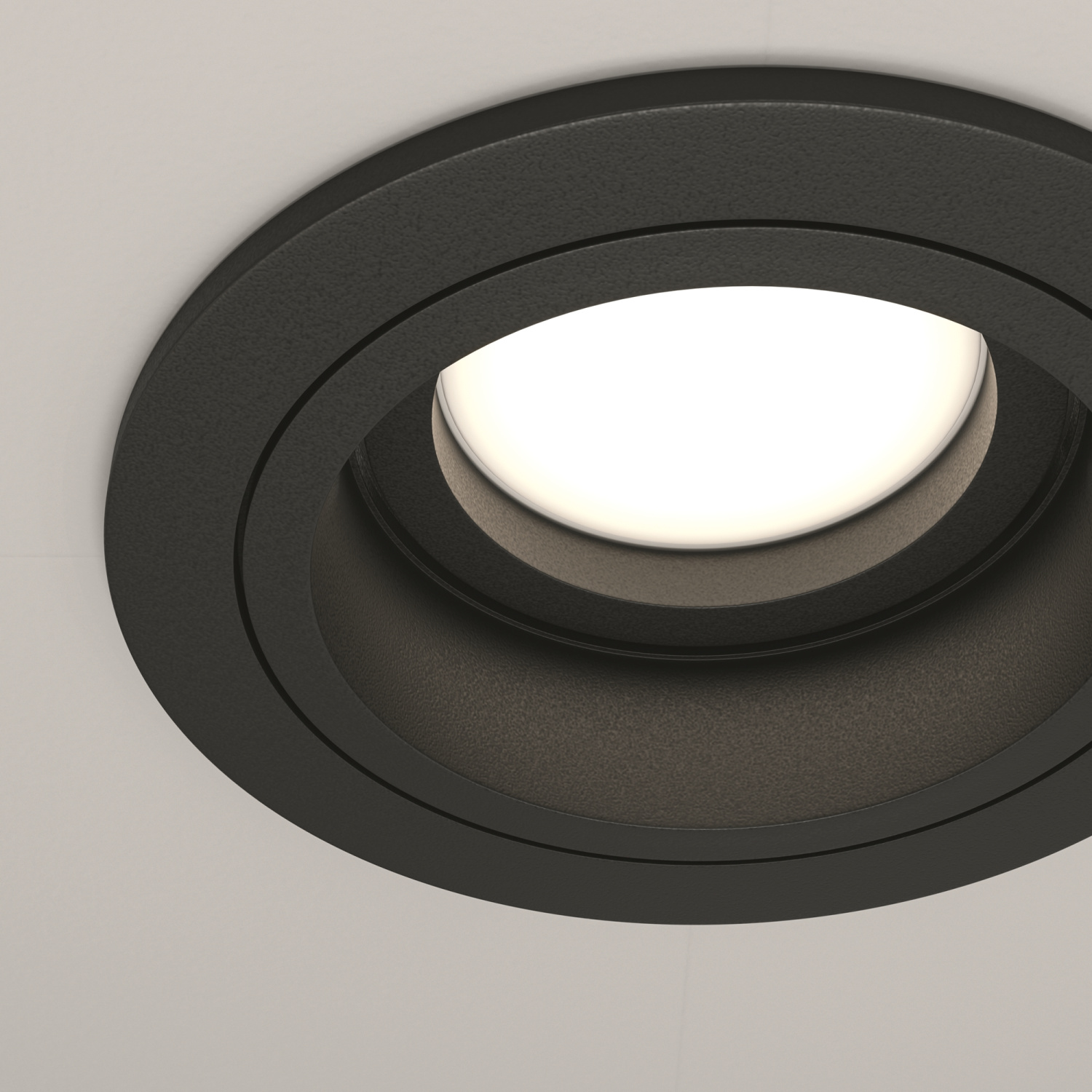 Maytoni Technical Atom Встраиваемый светильник цвет: черный DL025-2-01B