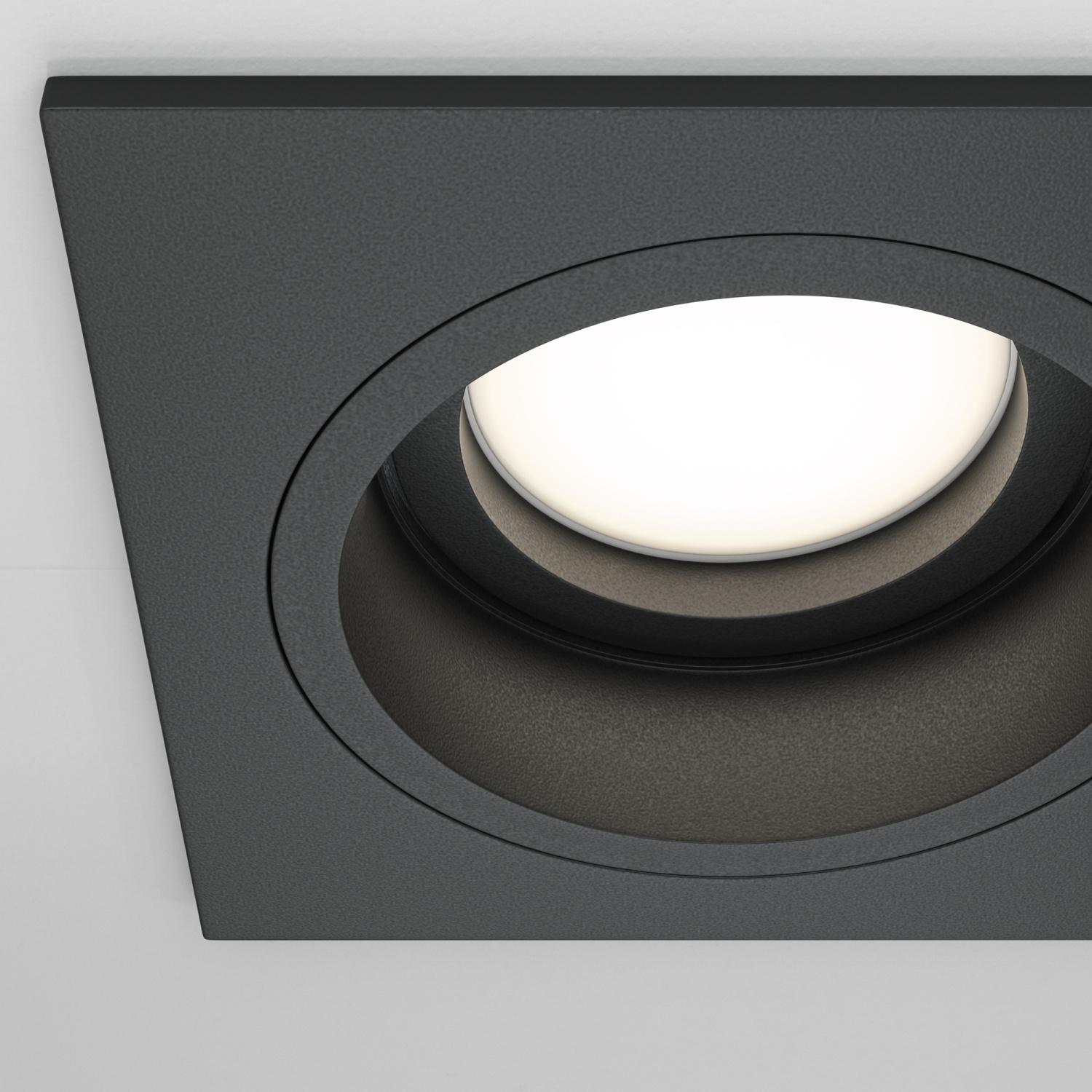 Maytoni Technical Atom Встраиваемый светильник цвет: черный DL026-2-01B