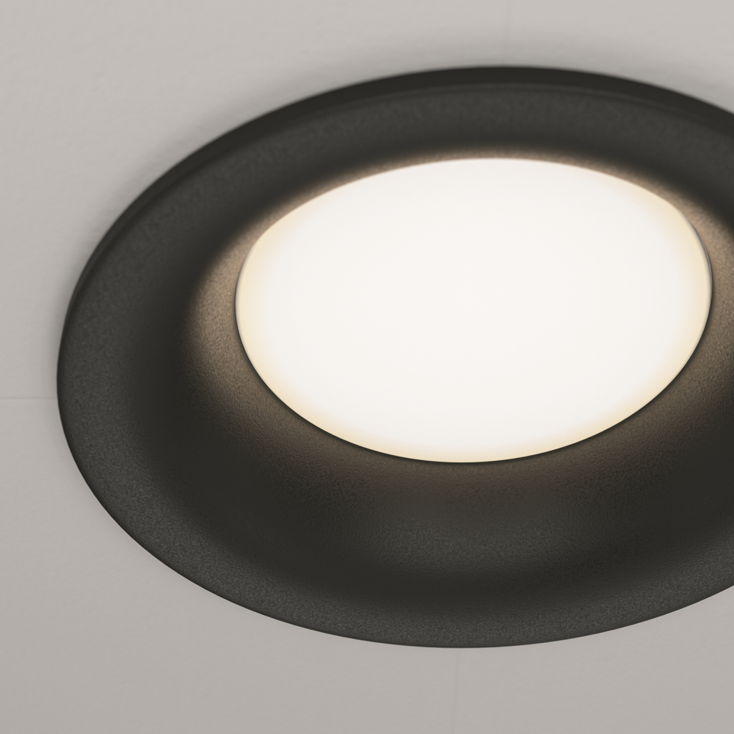 Maytoni Technical Slim Встраиваемый светильник цвет: черный DL027-2-01B