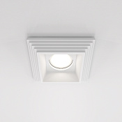 Maytoni Technical Gyps Modern Встраиваемый светильник цвет: белый DL005-1-01-W