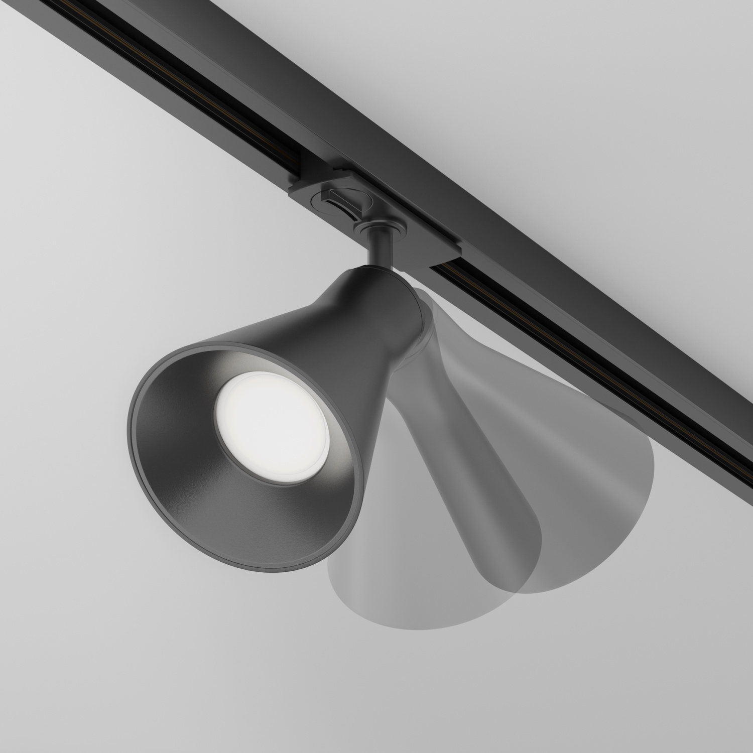 Maytoni Technical Virar Трековый светильник цвет: черный TR022-1-GU10-B