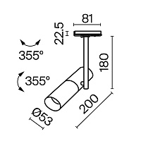 Maytoni Technical Elti Трековый светильник цвет: белый TR005-1-GU10-W