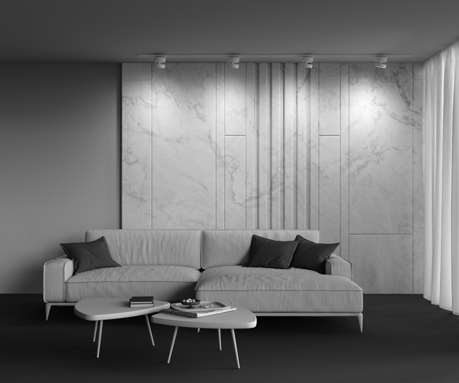 Maytoni Technical ONDA Трековый светильник цвет: белый TR007-1-18W3K-W4K