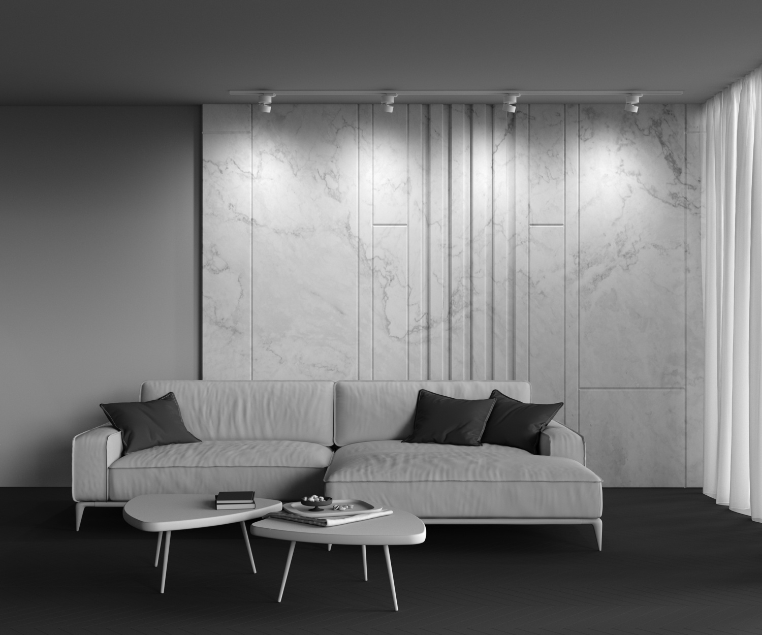 Maytoni Technical ONDA Трековый светильник цвет: белый TR007-1-12W3K-W