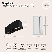 Maytoni Technical Points Трековый светильник цвет: черный TR014-2-10W3K-B