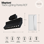 Maytoni Technical Points Rot Трековый светильник цвет: черный TR015-2-20W4K-B