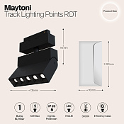 Maytoni Technical Points Rot Трековый светильник цвет: черный TR015-2-10W3K-B