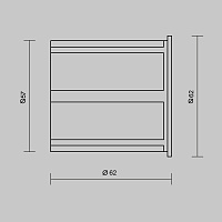 Maytoni Outdoor Limo Встраиваемый светильник цвет: черный O037-L3B3K