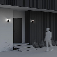 Maytoni Outdoor Bronx Настенный светильник (бра) цвет: черный O576WL-01B