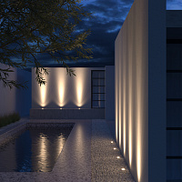 Maytoni Outdoor Tubo Встраиваемый светильник цвет: серебро O043DL-01S