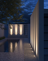 Maytoni Outdoor Tubo Встраиваемый светильник цвет: серебро O043DL-01S