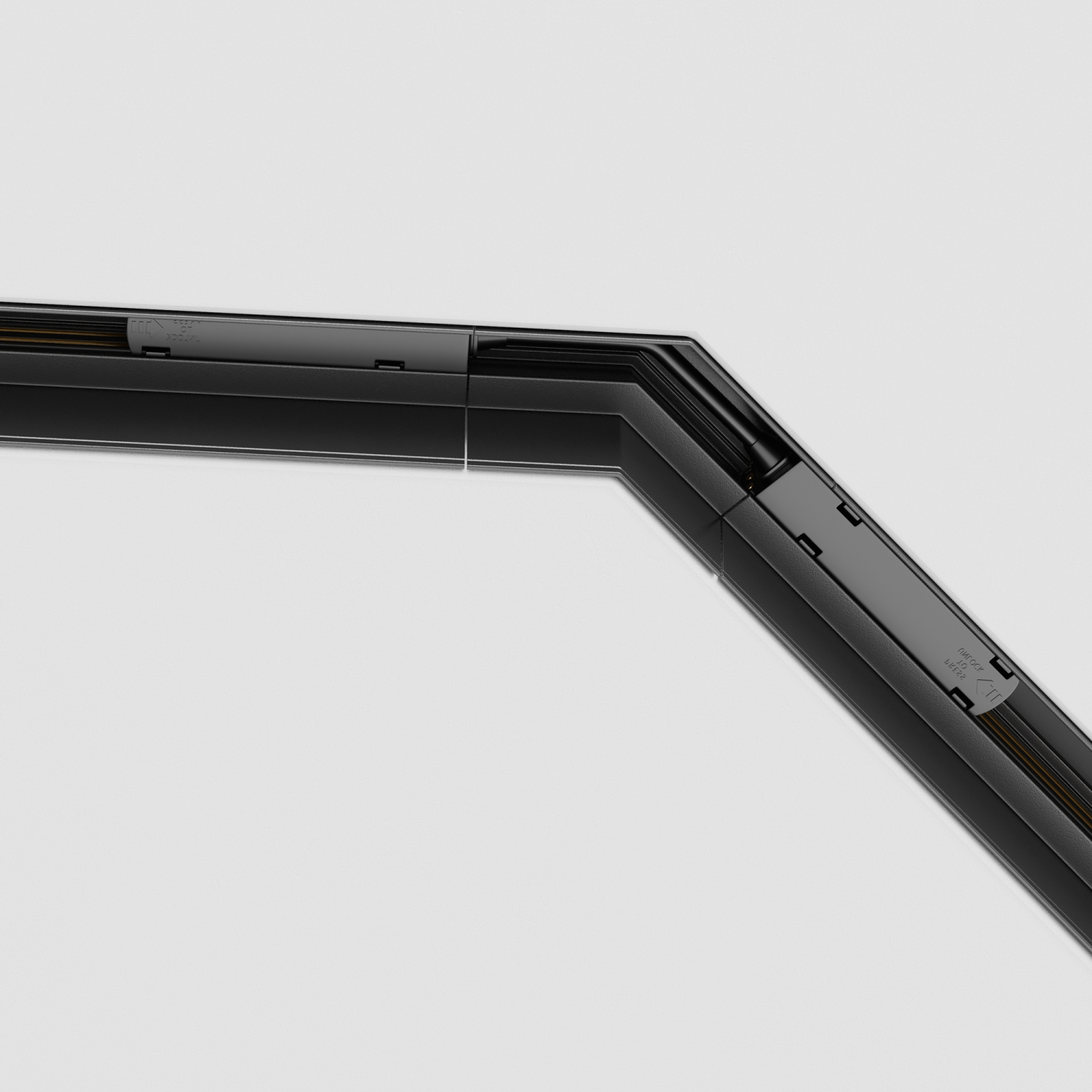 Maytoni Technical Угол-соединитель 135° Gravity встраиваемый черный TRA010CLO-42B