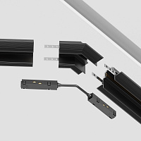 Maytoni Technical Угол-соединитель 135° Gravity встраиваемый черный TRA010CLO-42B