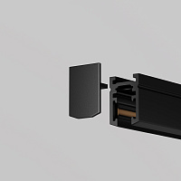 Maytoni Technical Заглушка для шинопровода, 2 шт. Levity TRA184EC-1B