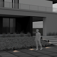 Maytoni Outdoor Cave Ландшафтный светильник цвет: черный O468FL-L3B3K