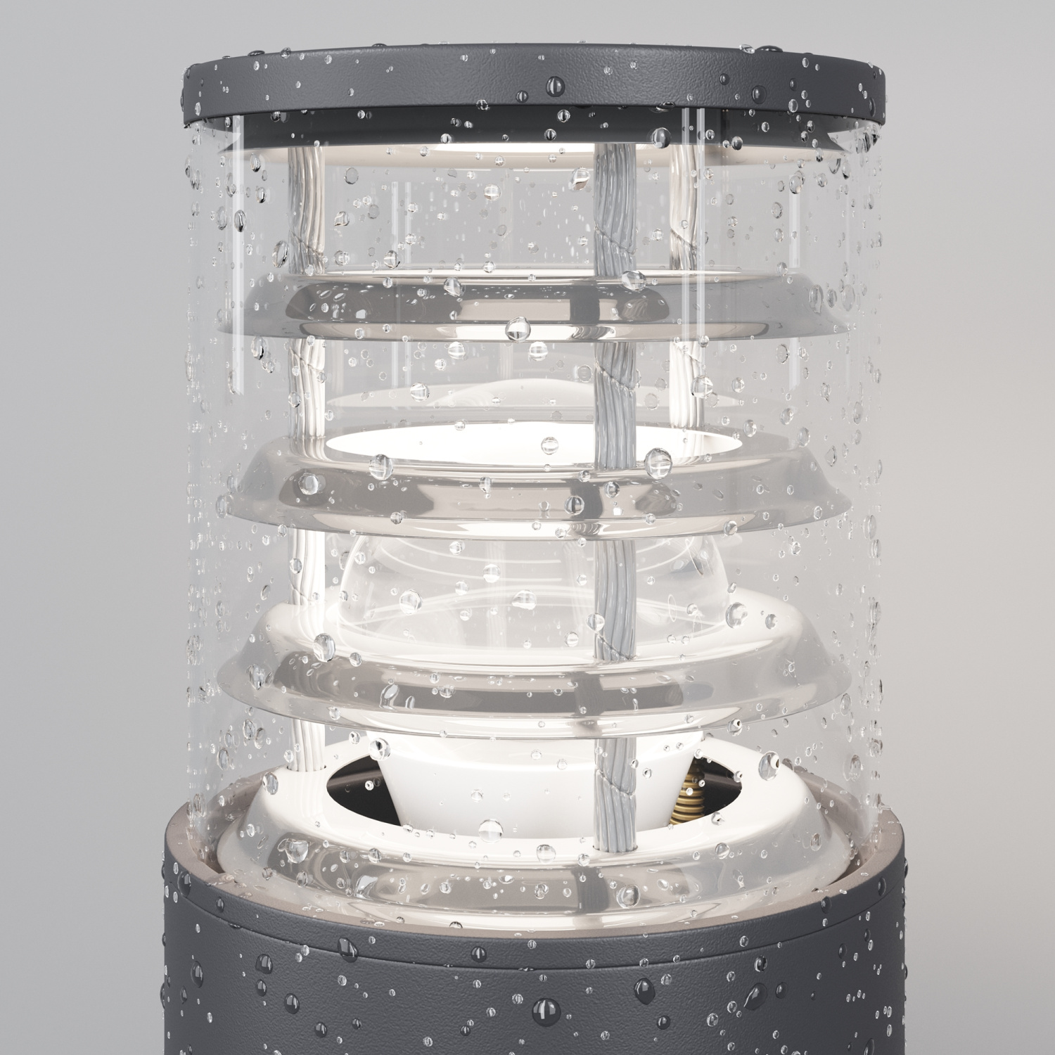 Maytoni Outdoor Bronx Ландшафтный светильник цвет: серый O576FL-01GR