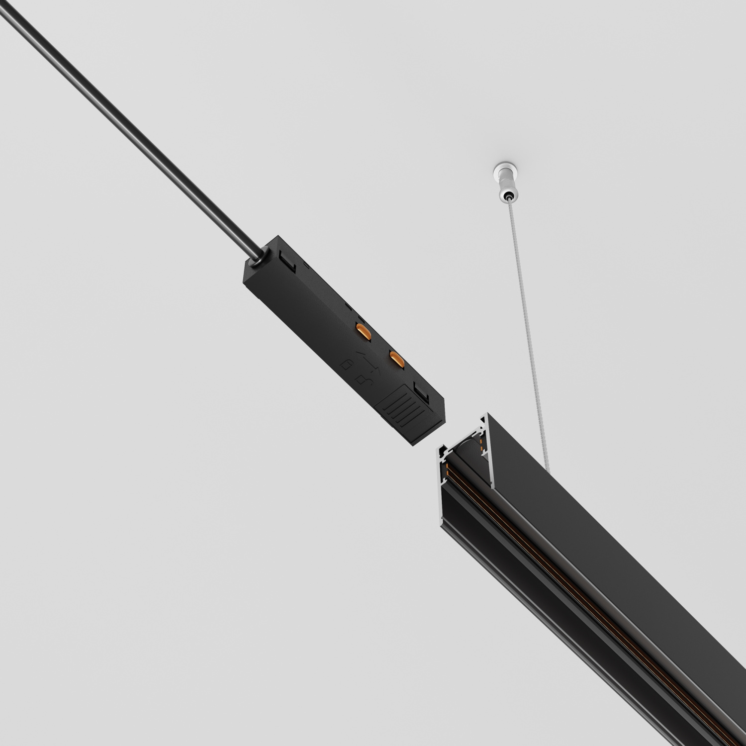 Maytoni Technical Ввод питания Exility черный TRA034B-42B