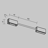 Maytoni Technical Коннектор питания гибкий Flexity TRA200CPC-11B-10