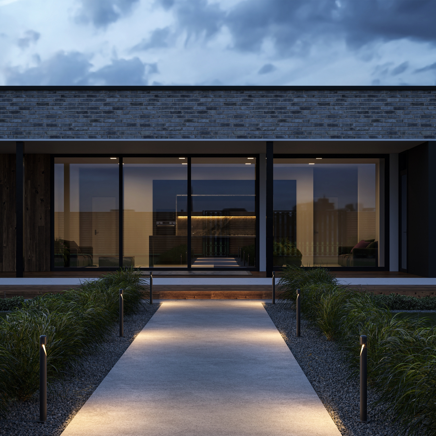 Maytoni Outdoor Hagen Ландшафтный светильник цвет: графит O423FL-L5GF