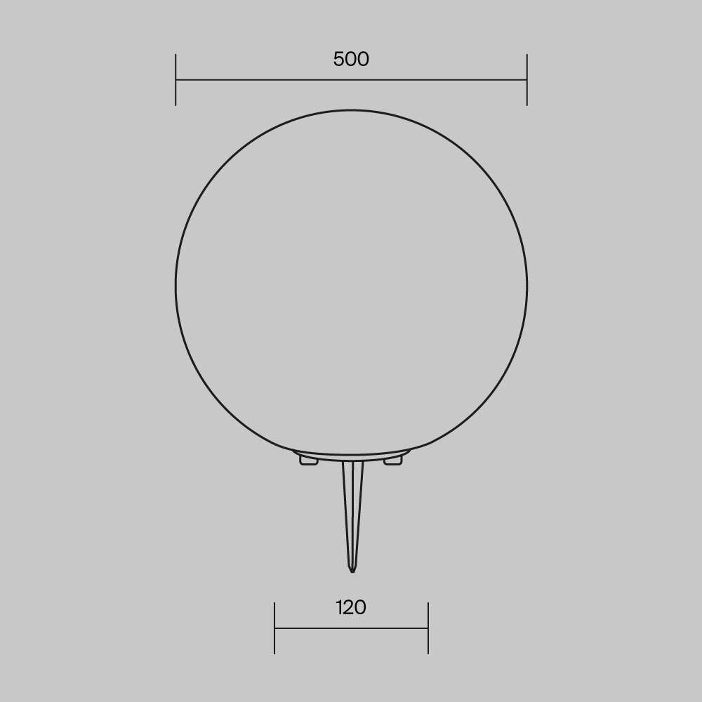 Maytoni Outdoor Erda Ландшафтный светильник цвет: белый O594FL-01W1