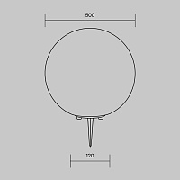 Maytoni Outdoor Erda Ландшафтный светильник цвет: белый O594FL-01W1