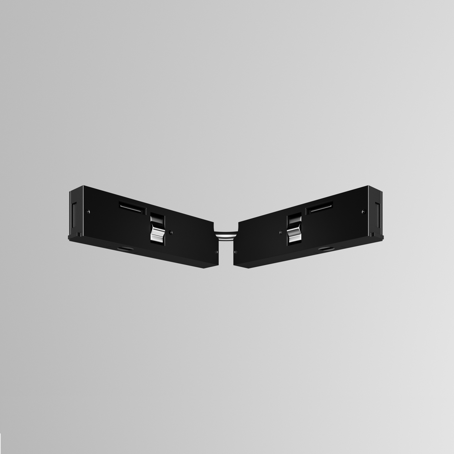 Maytoni Technical Коннектор питания угловой 3см Levity TRA184CPC-1B-3