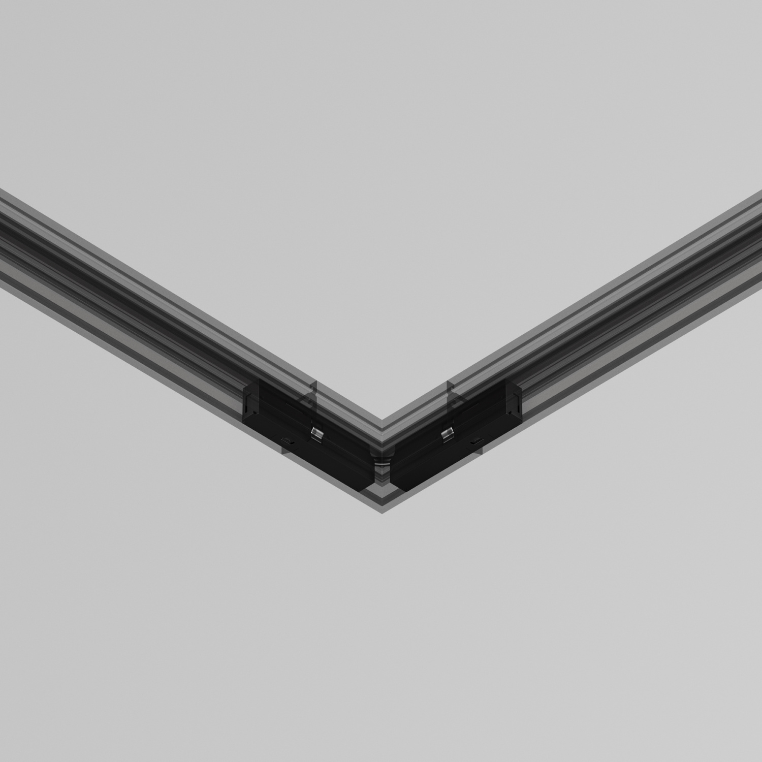 Maytoni Technical Коннектор питания угловой 3см Levity TRA184CPC-1B-3