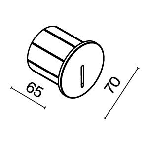 Maytoni Outdoor Lock Подсветка для лестниц цвет: черный O014SL-L3B3K
