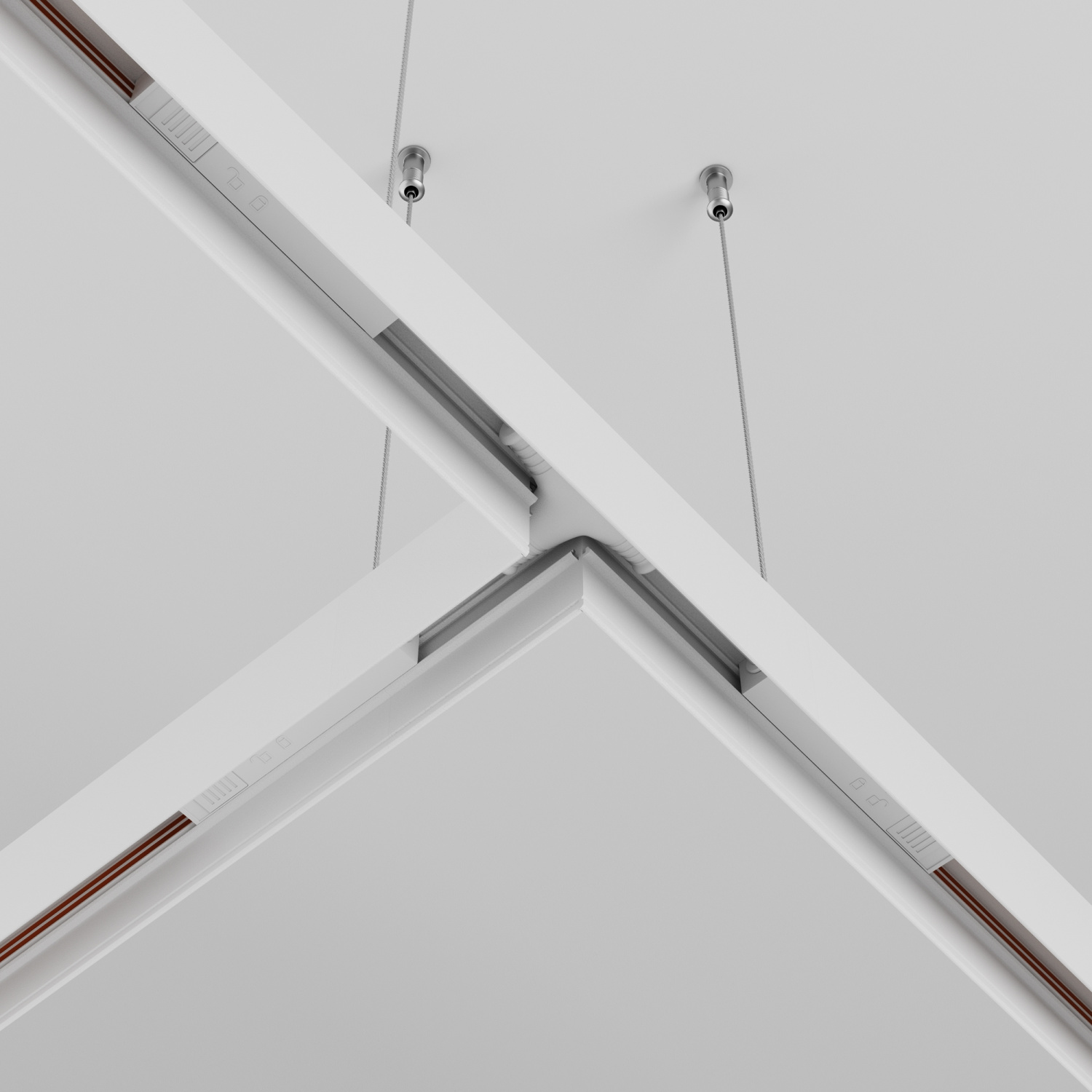 Maytoni Technical Коннектор питания Т-образный Exility белый TRA034CWT-42W