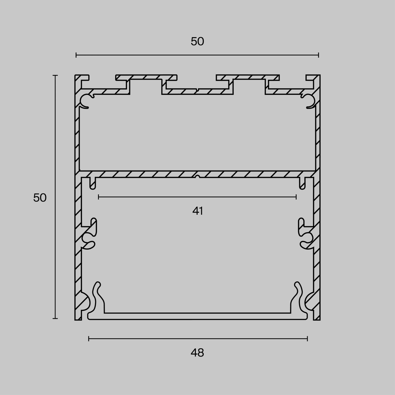Maytoni Led Strip Профиль ALM-5050-S-2M