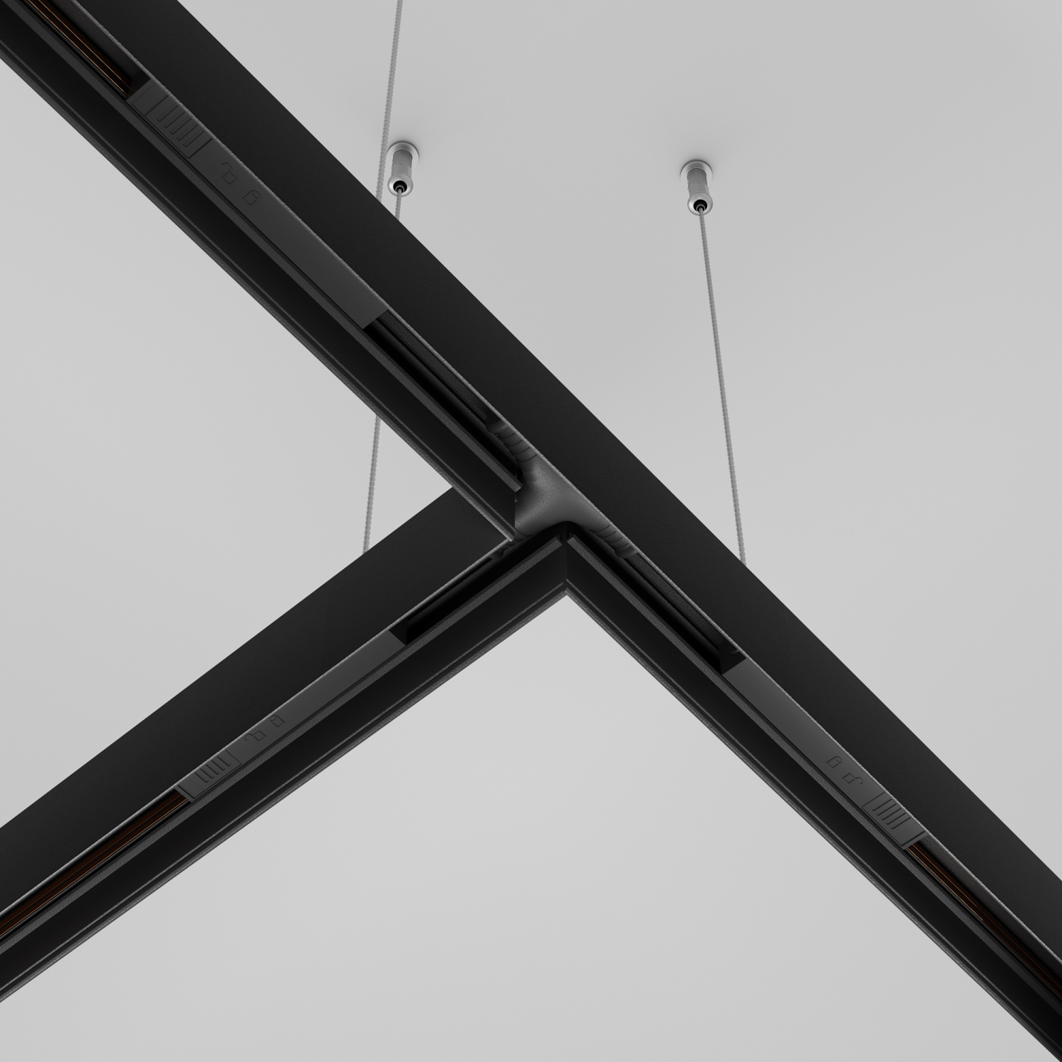 Maytoni Technical Коннектор питания Т-образный Exility черный TRA034CWT-42B