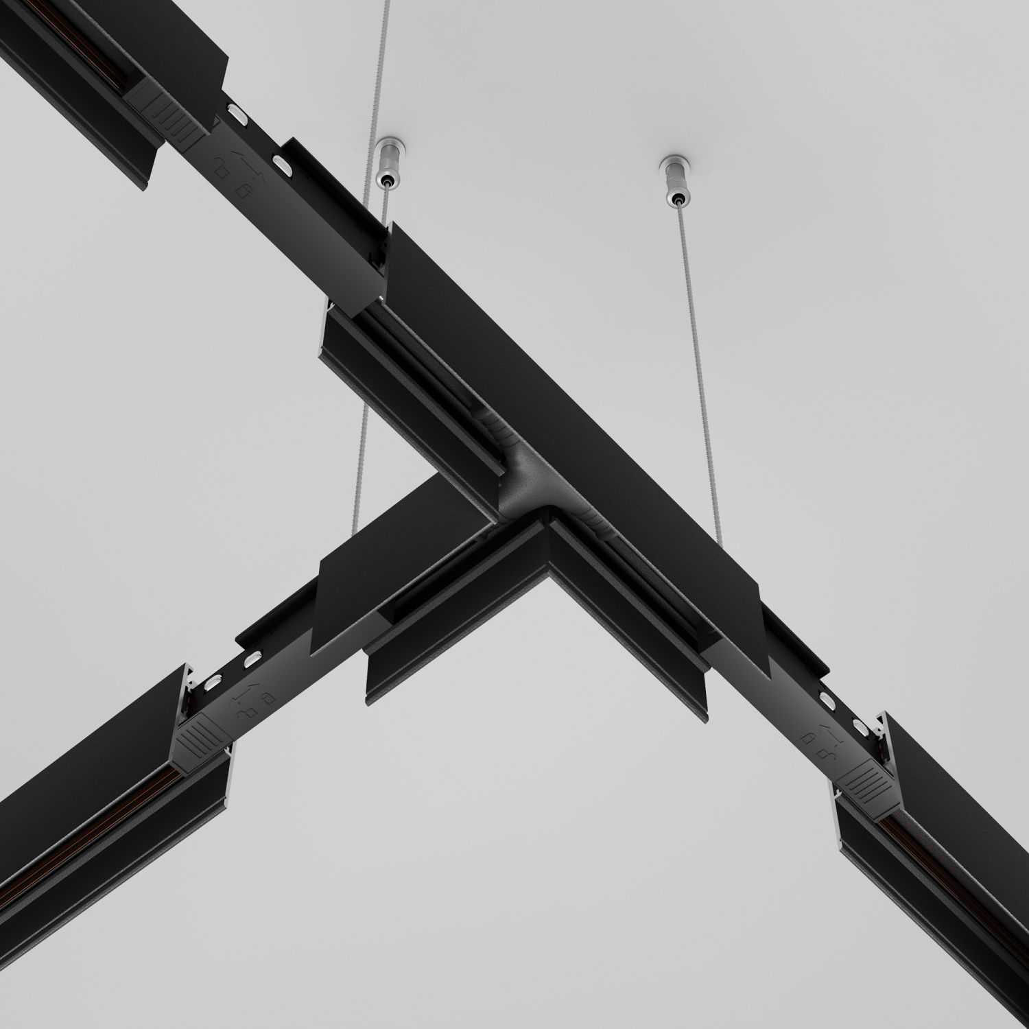 Maytoni Technical Коннектор питания Т-образный Exility черный TRA034CWT-42B