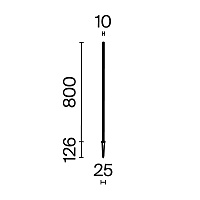 Maytoni Outdoor Spear Ландшафтный светильник цвет: графит O441FL-L1GF3K1