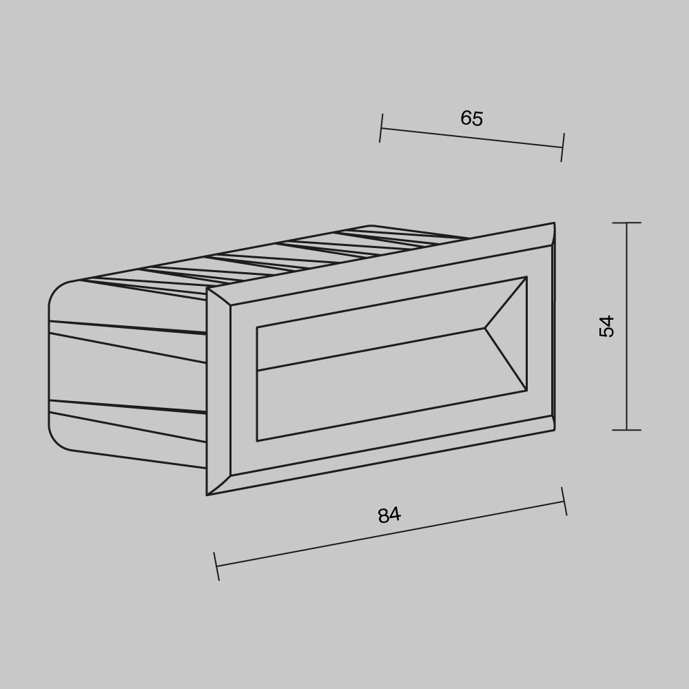 Maytoni Outdoor Bosca Подсветка для лестниц цвет: белый O045SL-L3W3K
