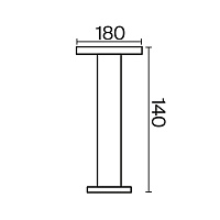 Maytoni Outdoor Wald Ландшафтный светильник цвет: графит O420FL-L12GF