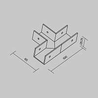 Maytoni Outdoor Комплектующие для уличной трековой системы O-TR001-TC