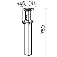 Maytoni Outdoor Cell Ландшафтный светильник цвет: графит O452FL-01GF2