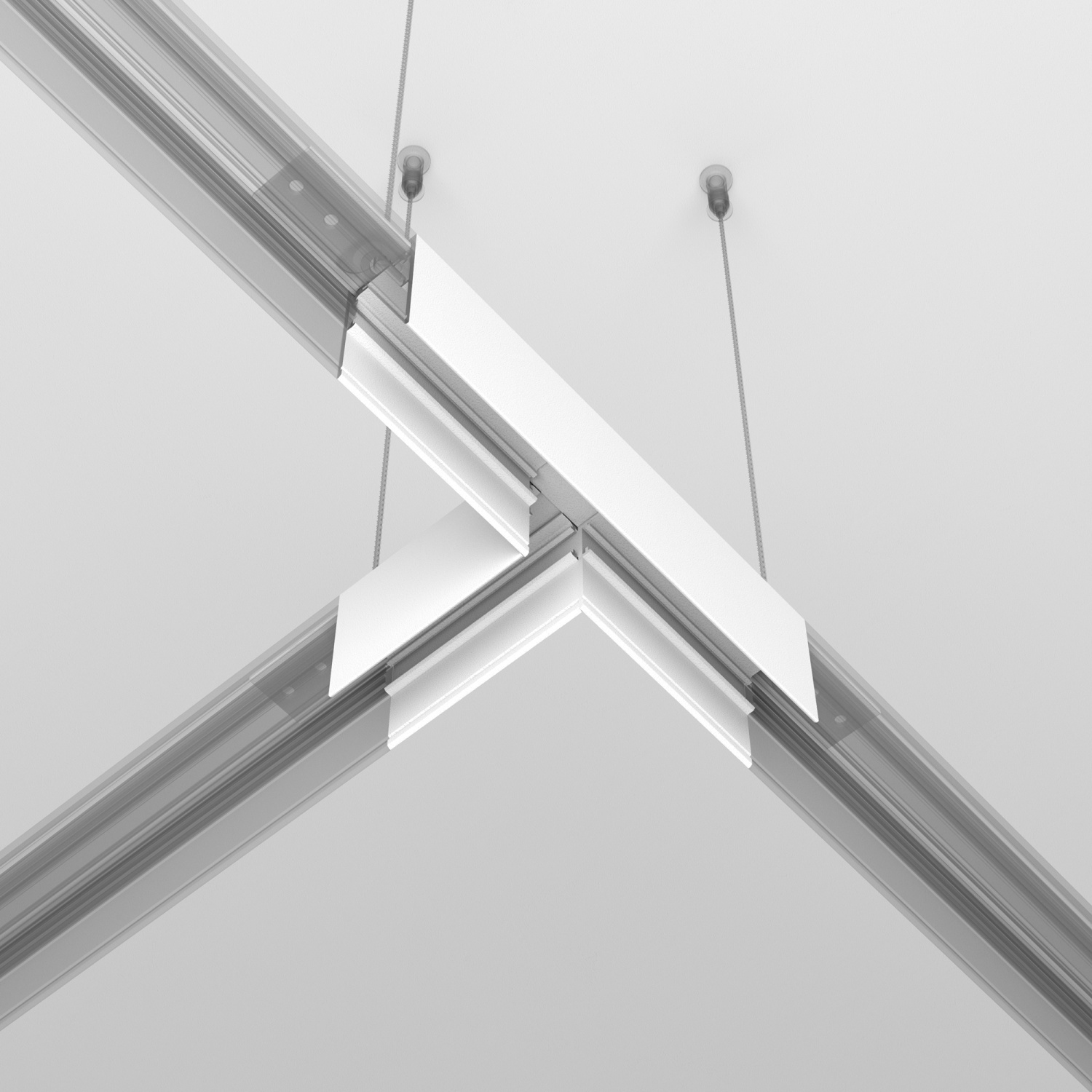 Maytoni Technical Коннектор Т-образный Exility накладной белый TRA034CT-41W