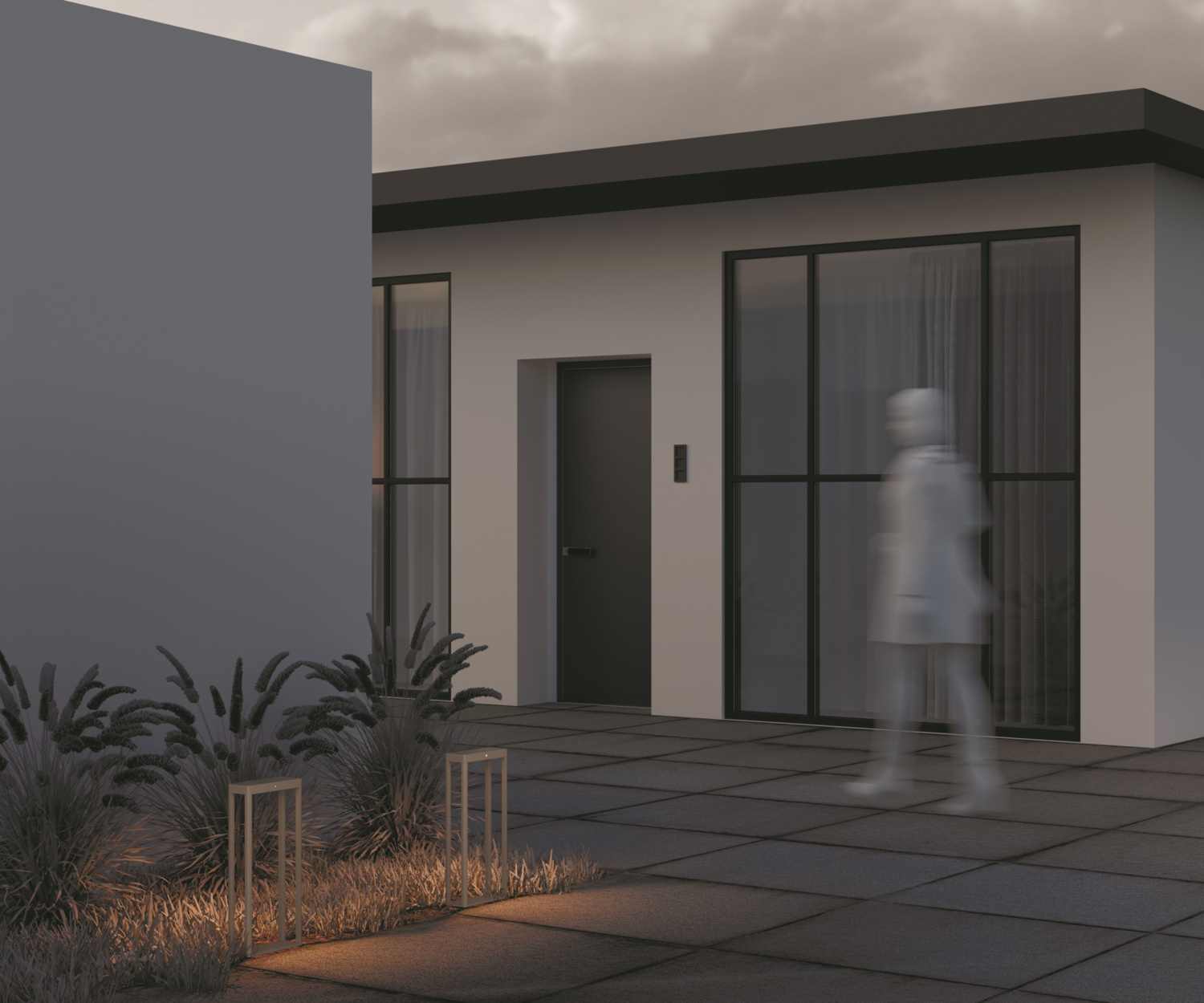 Maytoni Outdoor Pir Ландшафтный светильник цвет: графит OSL456FL-L2GF3K